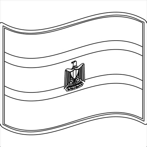 Egypt Flag Coloring Page - Coloring Home