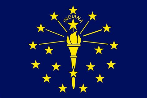Free Printable Indiana State Flag And Color Book Pages 8½ X 11