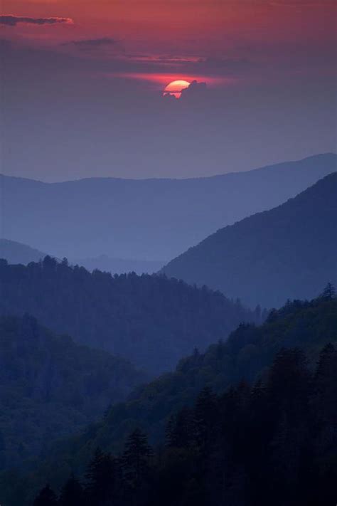 Smoky Mountain Sunset Smoky Mountain Sunset Photography Sunrise