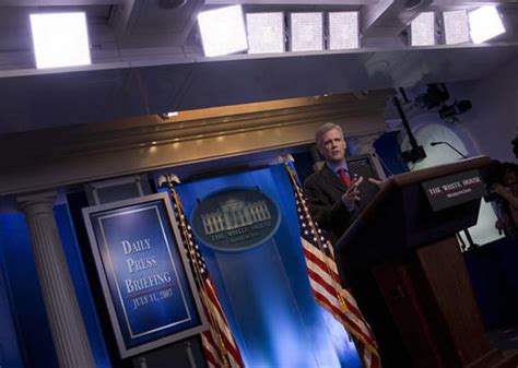 White House Unveils New Press Room Photo 1 Cbs News