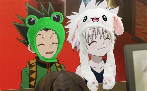 Killua And Gon With Hats Anime Aesthetic Anime Anime Expressions