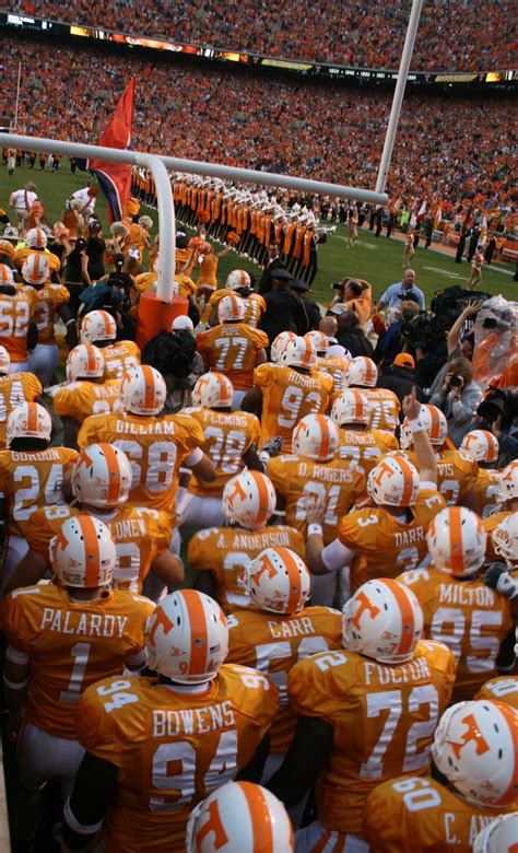 Photo Of Vols From The Parent Section Tennessee Football Ut Orange
