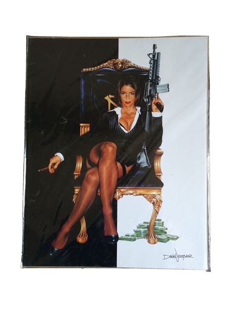 Dave Nestler Scarface Pin Up Girl Art Print Ebay