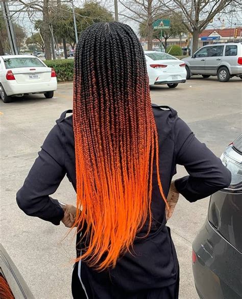 8 Best Orange Box Braids You Have To See In 2024