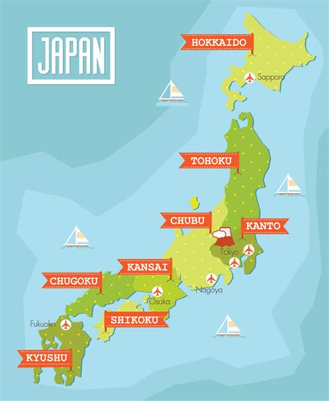 Map Of Japan Guide Of The World