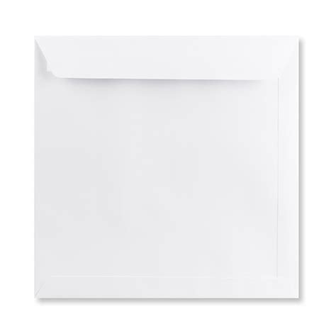 White 240mm Square Peel And Seal Envelopes 120gsm