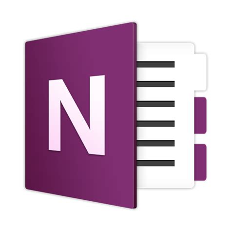Icon Microsoft Onenote Png Transparent Background Free Download 37661