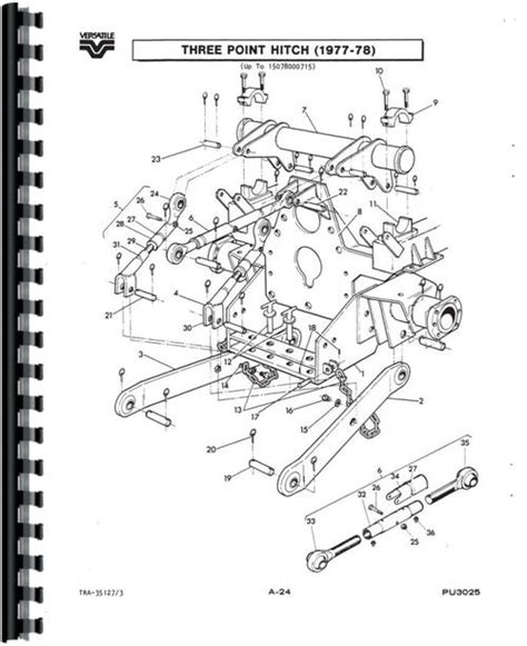 Versatile 150 Series 2 Tractor Parts Manual