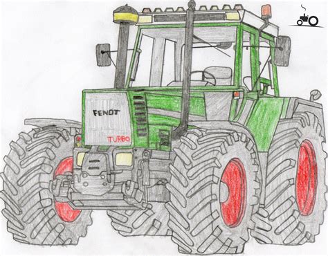 Fendt Tractor Coloring Pages