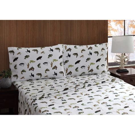 What comes in a bedding set? Fly Fishing Sheet Set by Remington/Pem America ...