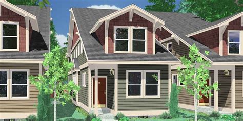 Narrow lot floor plans are great for builders and developers maximizing living space on small lots. Amazing Narrow Lot Craftsman Style House Plans - New Home ...