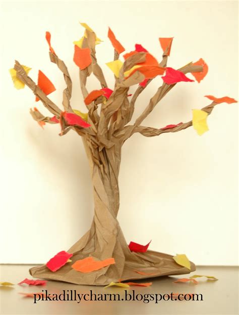 Paper Tree Craft Paper Crafts Ideas For Kids