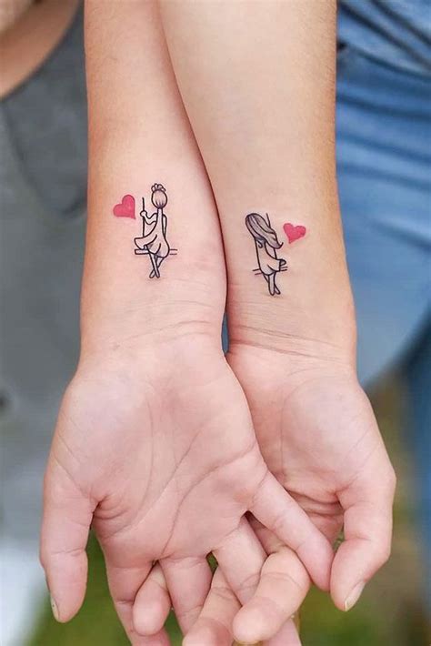 💀 Más De 45 Tatuajes Significativos De Madre E Hija Para