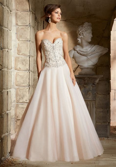 Uncompromising quality and fit are the cornerstones to this contemporary bridal collection. Wedding Dress - Mori Lee Blue FALL 2015 Collection: 5373 ...