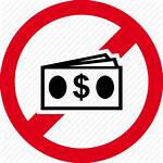 Cash Icon Money Payment Dollar Forbidden Icons