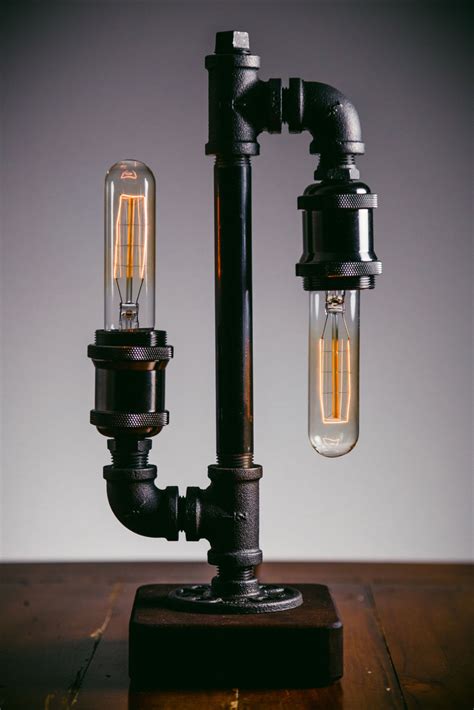 Steampunk Desk Lamp Edison Bulb Vintage Lighting Rustic Etsy Artofit