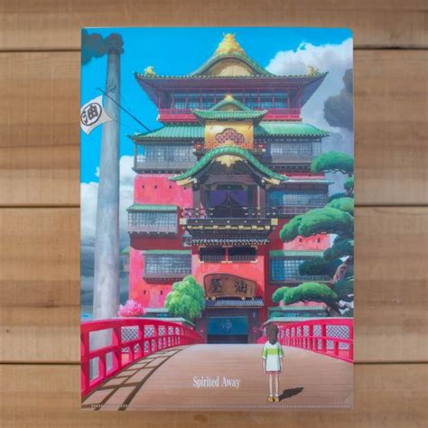 Spirited away, is an animated film written and directed hayao miyazaki and produced by studio ghibli, and was released on july 20, 2001. 千と千尋の神隠し A4クリアファイル（油屋） | 油屋, 伝統色 ...