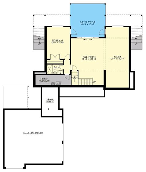 Striking 4 Bed Farmhouse Plan With Walk Out Basement 23771jd