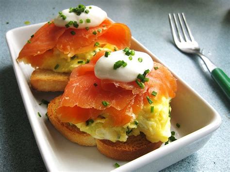 Chop the remaining salmon into very small pieces. Smoked Salmon Breakfast | Food, Recipes, Smoked salmon ...