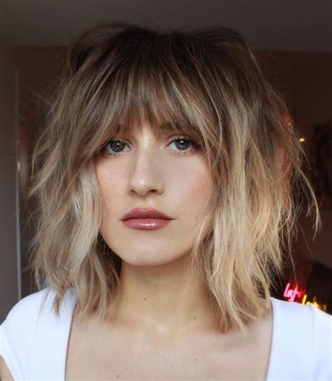 50 Most Trendy And Flattering Bangs For Round Faces In 2020 Hadviser