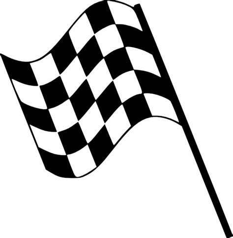 Checkered Flag Clip Art Free Vector In Open Office Drawing Svg Svg