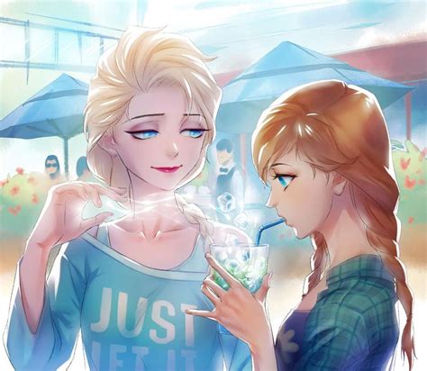 Elsa And Anna By Drchopper7 On Deviantart Disney And Dreamworks Disney
