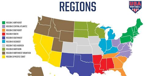 Us Map By Regions United States Regions Poster Map And Interactive