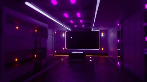 3d Model Sci Fi Bedroom Vr Ar Low Poly Cgtrader