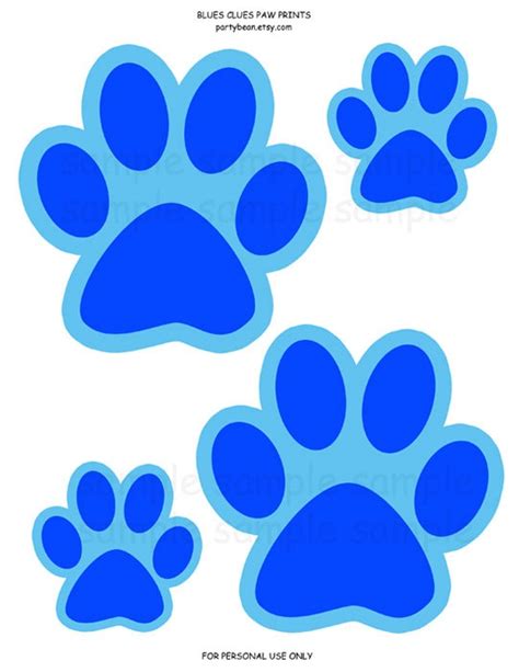 Free Blues Clues Paw Print Download Free Blues Clues Paw Print Png