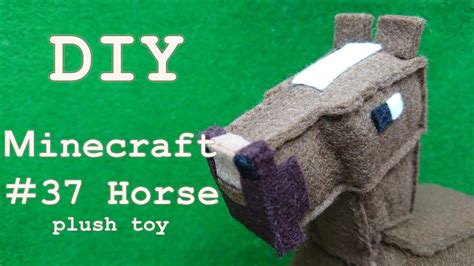 Diy Minecraft Horse How To Make A Plush Toy Youtube