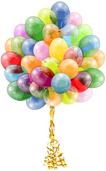 Transparent Balloons Bunch Clipart Image Gallery Yopriceville High