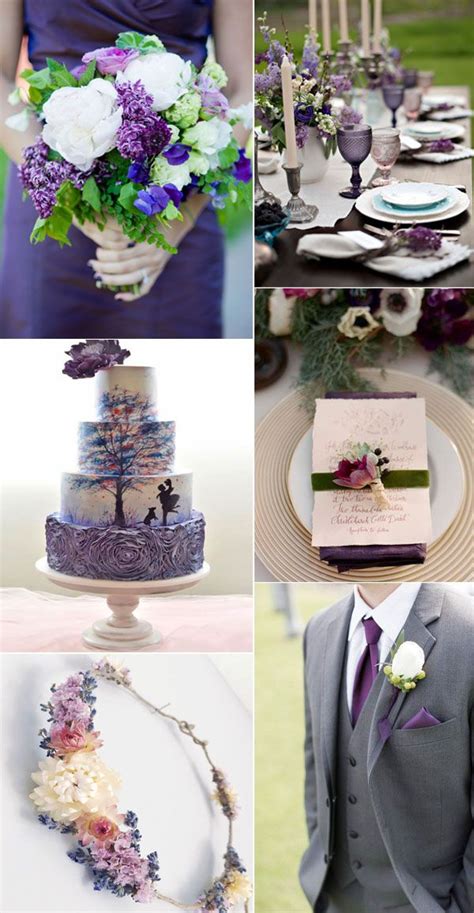 Some ideas for elegant purple weddings includes the likes of the following. 5 Fabulous Shade Of Purple Wedding Color Ideas - Elegantweddinginvites.com Blog | Purple wedding ...