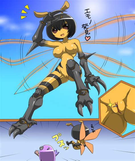 Rule 34 Artist Request Bee Black Hair Breasts Golem Hornet Insects