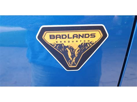Genuine Ford Bronco Fender Emblem Badlands Sasquatch フォード ブロンコ パーツ