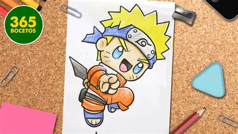 Como Dibujar A Naruto Kawaii Dibujos Imagenes Anime Faciles Para
