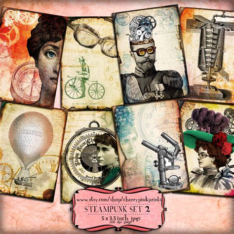 Steampunk 2 Digital Collage Sheet By Miabumbag On Deviantart