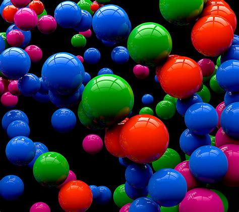 3d Colorful Balls Hd Wallpaper Peakpx