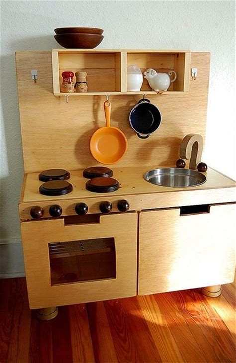 128 results for wooden kitchen play set. 10 DIY Play Kitchen Sets | Home with Design