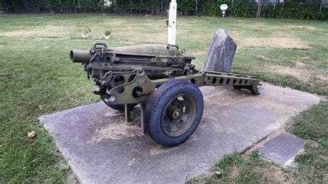 M1a1 75mm Pack Howitzer On An M8 Carriage In The Battle Creek Memorial
