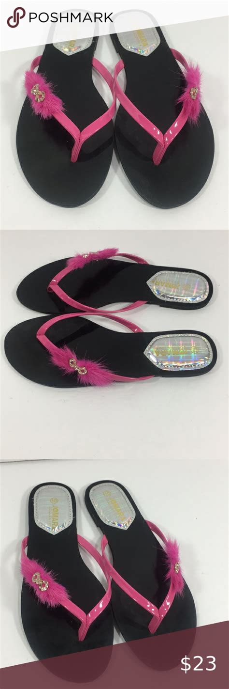 Hot Pink Flat Sandal In 2020 Hot Pink Flats Pink Flats Pink Sandals