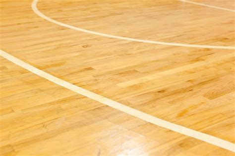 Premium Photo Basketball Floor Court Wood Parquet Lines Hardwood Floor