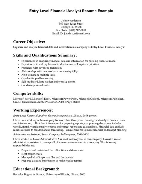 Highly skilled business management individual coming with inclusive understanding and application of business principles, looking to secure an entry position as a business. General Entry Level Resume Objective Examples career ...