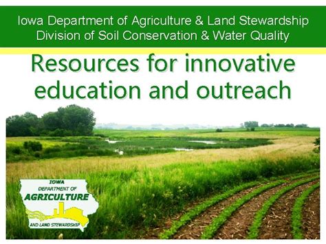 Iowa Department Of Agriculture Land Stewardship Division Of