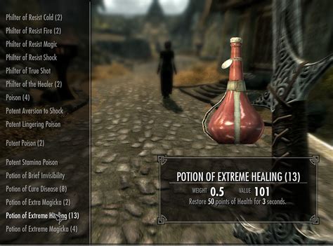 Gromits Potions Heal Over Time Mod At Skyrim Nexus Mods And Community