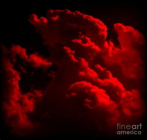 Red Cloud Black Sky Photograph By Pruddygurl Exclusives Fine Art America