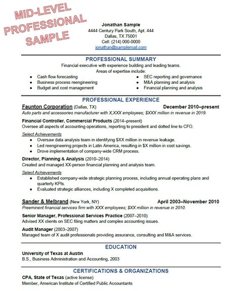 You can showcase your previous work status and experiences. Resume Format For Experienced Person : Best Resume Format ...