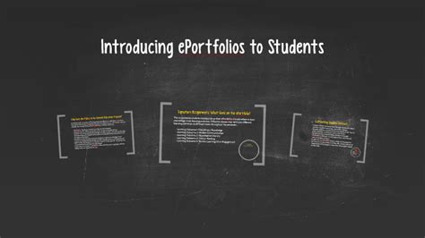 Introducing Eportfolios To Students By Michelle Szetela