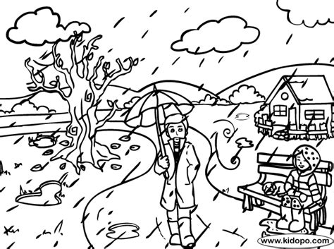Spring is on the way and what better fun than to have your children color themselves right into the season using free spring coloring pages for kids! Rain Drawing For Kids at GetDrawings | Free download