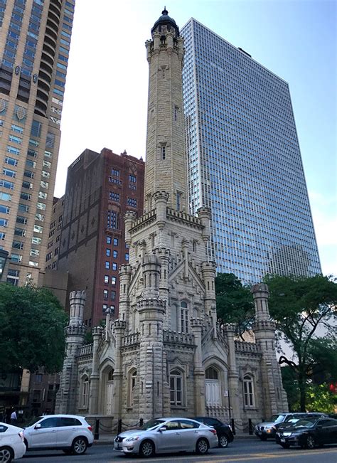 The Chicago Water Tower And Chicago Avenue Pumping Station
