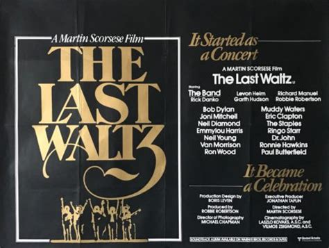 4 / 5 stars 4 out of 5 stars. The Last Waltz Movie Poster - Rare Vintage Poster - Martin ...
